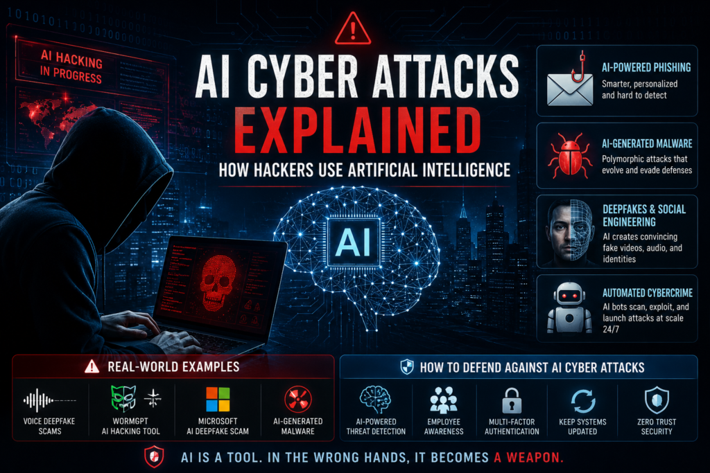 AI Cyber Attacks Explained: How Hackers Using Artificial Intelligence In 2026