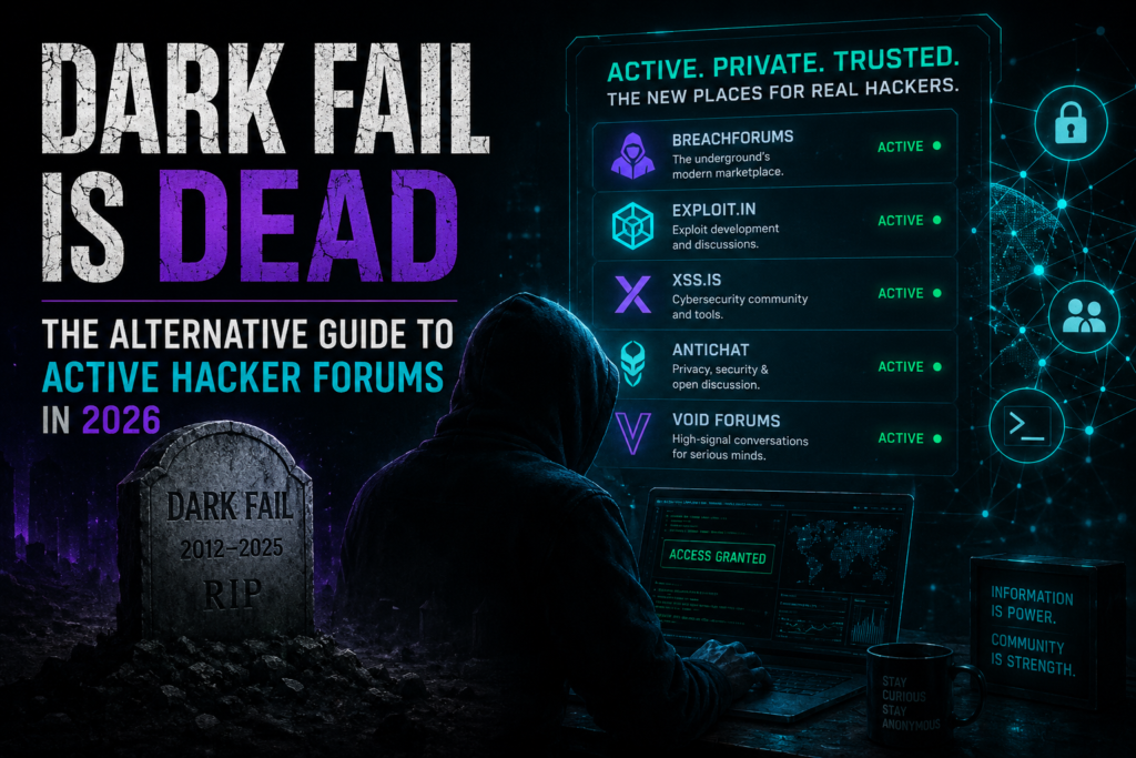 Dark Fail Is Dead The Alternative Guide to Active Hacker Forums in 2026